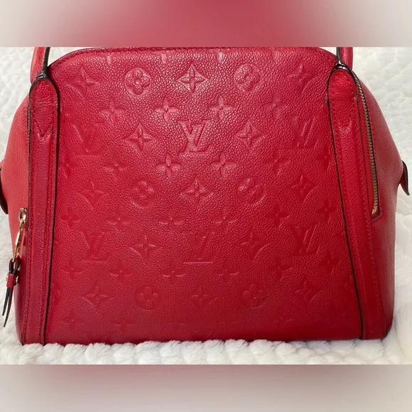 Louis Vuitton Marais MM Empreinte Cerise Red Bag - Picture 15 of 16